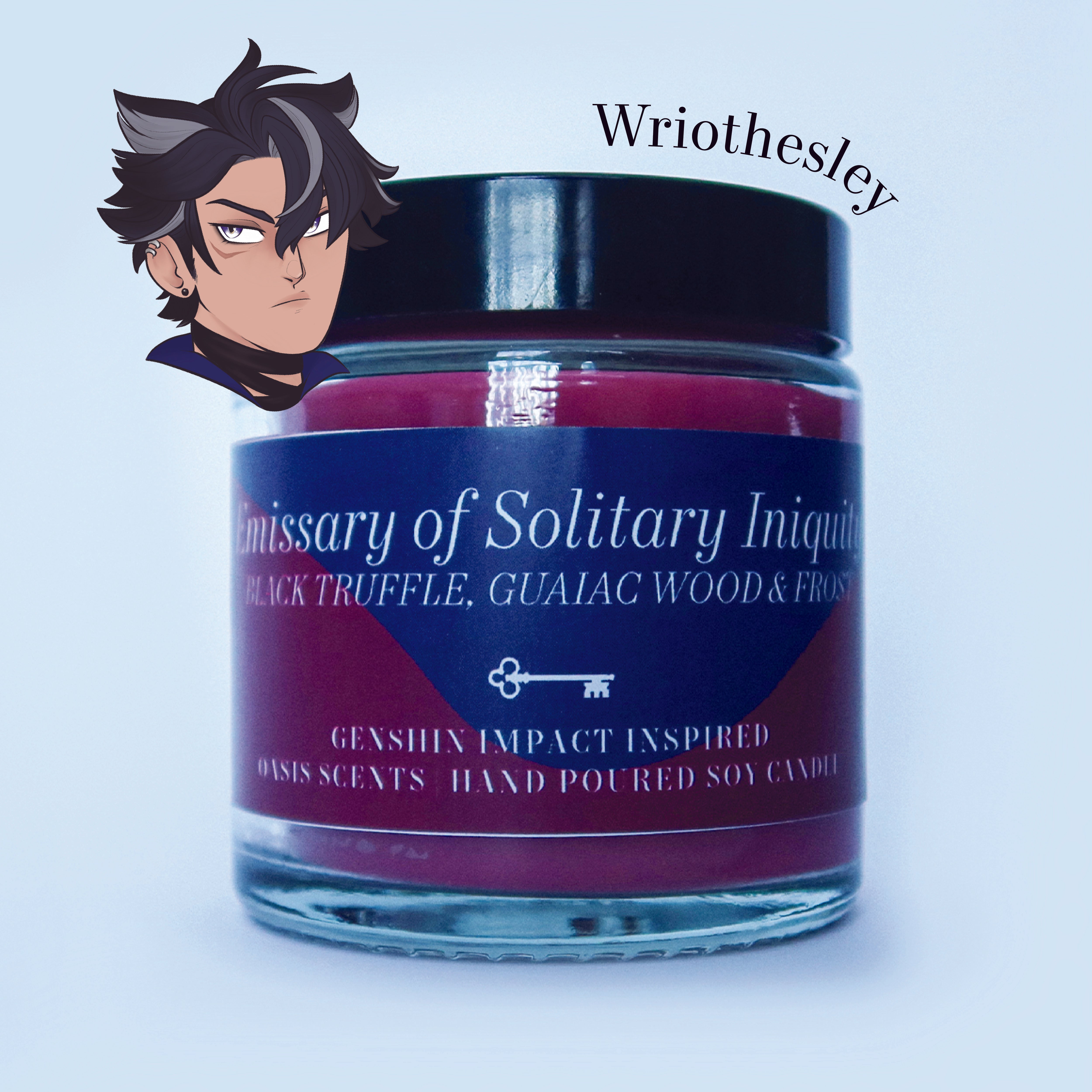Emissary of Solitarty Iniquity Candle (Wriothesley Inspired)