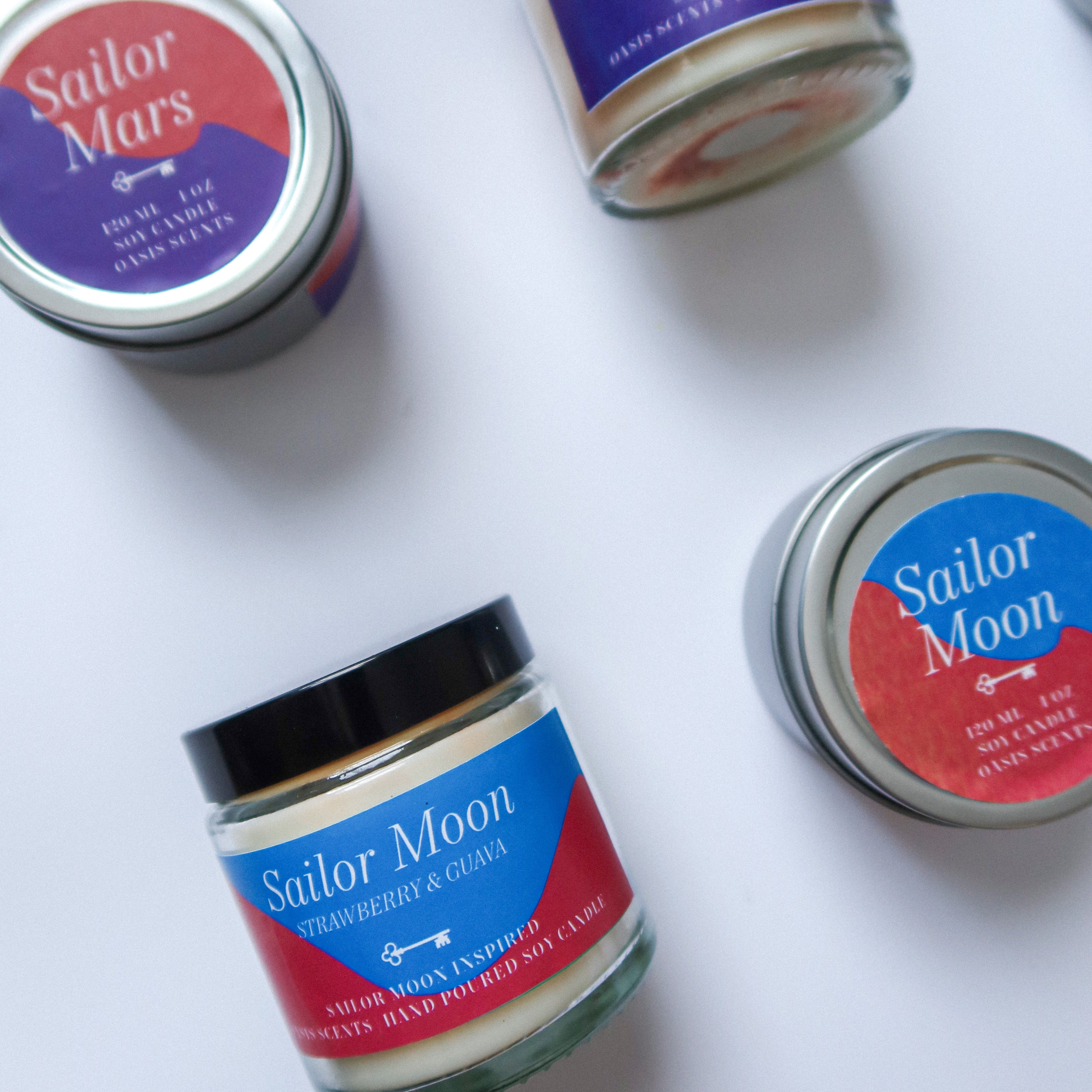 Sailor Scouts Soy Candles