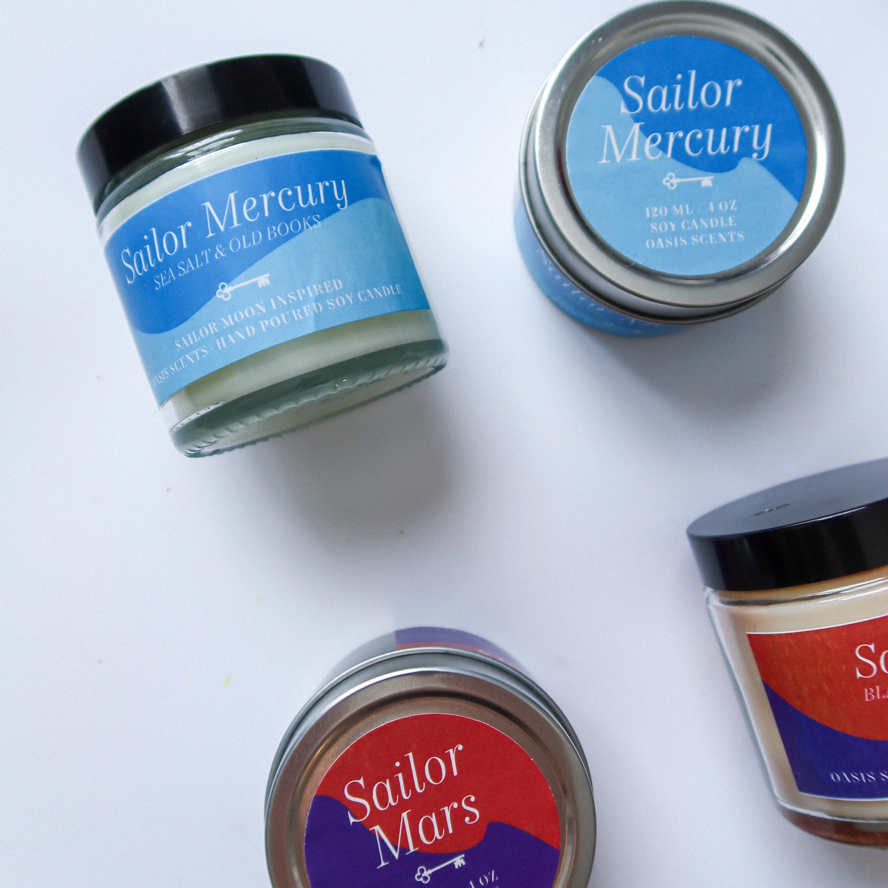 Sailor Scouts Soy Candles