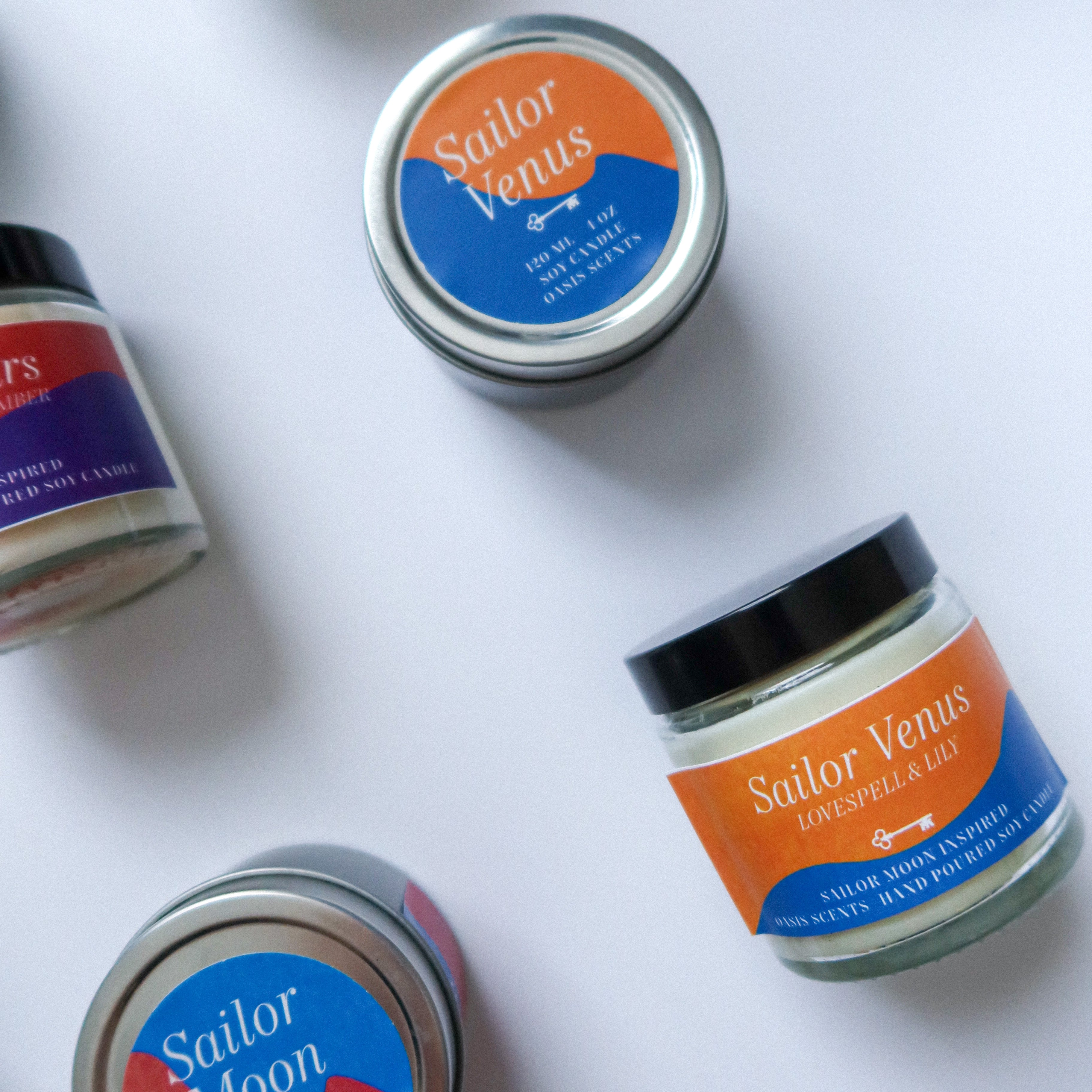 Sailor Scouts Soy Candles