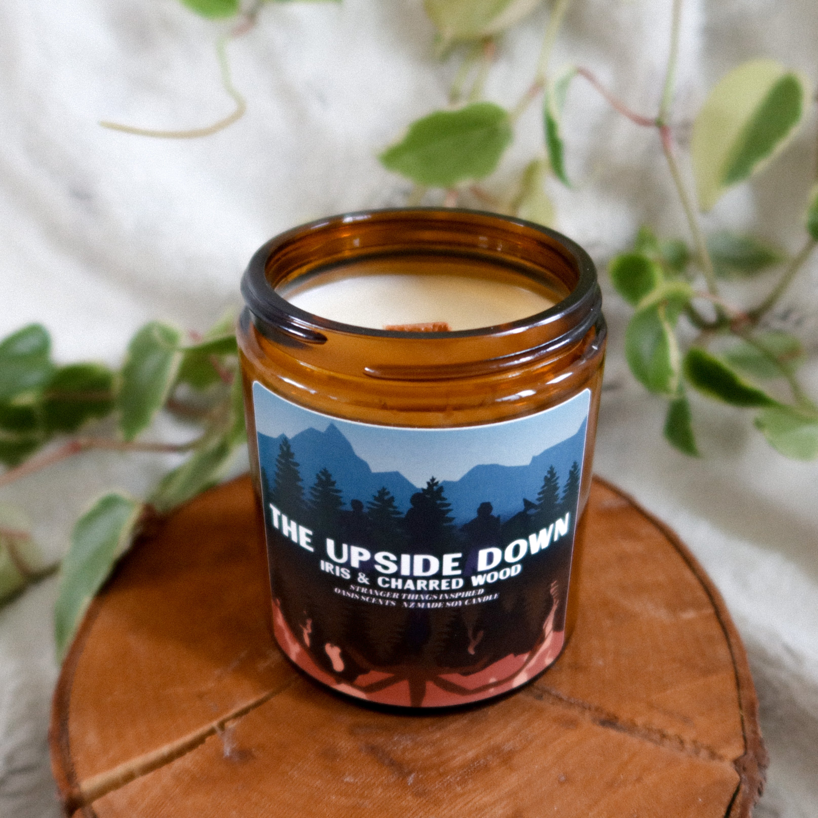 The Upside Down Woodwick Soy Candle